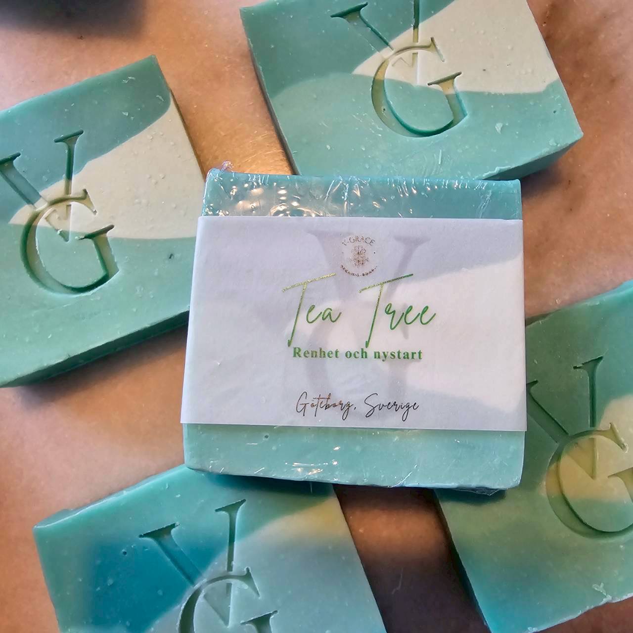 Tea Tree handgjord tvål från V-Grace